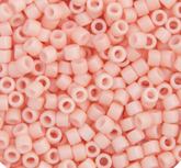 Delica 11/0 RD #0206 Salmon Pink Opaque Glazed Luster 5.2g Vial